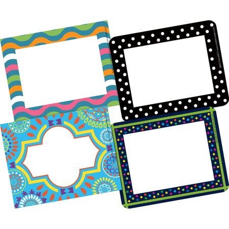Barker Creek Peaceful Thoughts Name Tags/Self-Adhesive Labels, Multi-Design Set, 180/Set 3783